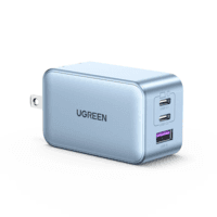 Carregador Ugreen Tipo De Carga Rápida C Pd Usb Azul Gan 65w Eua