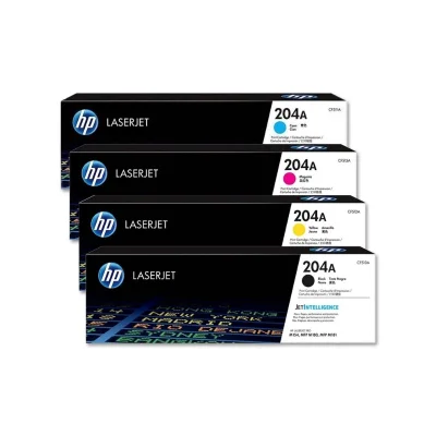 Kit 4x Cores Toner 204A I M180NW M-180NW I  B+C+Y+M