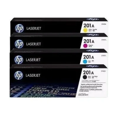 Kit 4x Cores Toner 201A M252DW M277DW I B+C+Y+M