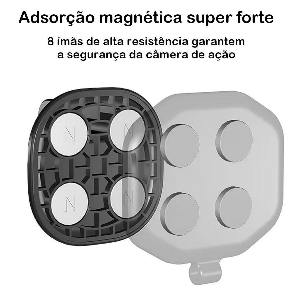 Suporte De Pescoço Magnético Para Câmeras Gopro E Similares