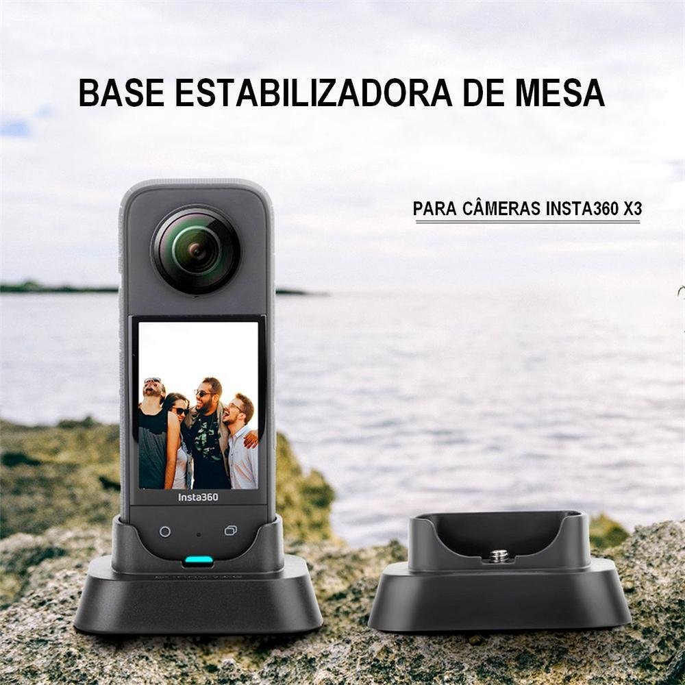 Suporte Base Estabilizadora Para Câmera Insta360 X3