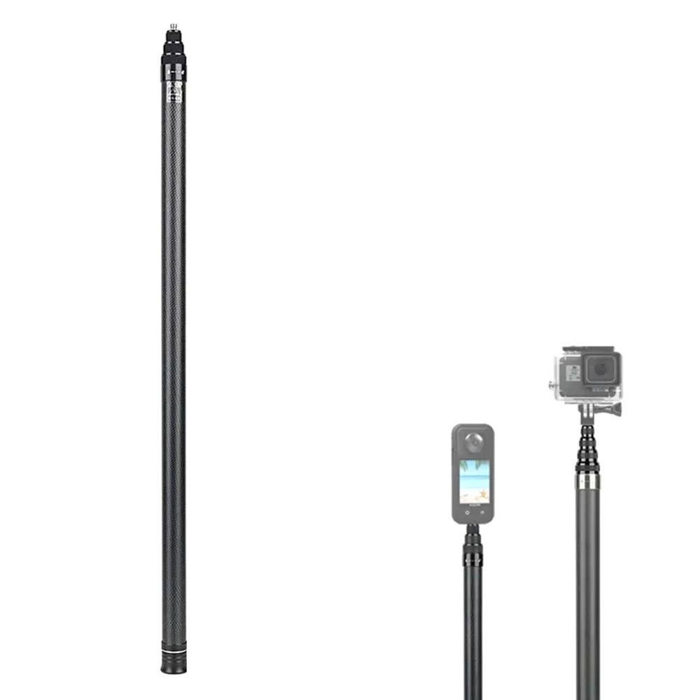 Bastão De Selfie Fibra De Carbono 2.9 Metros Para Câmeras De Ação Bastão De Selfie Fibra De Carbono 2.9 Metros Para Câmeras De Ação