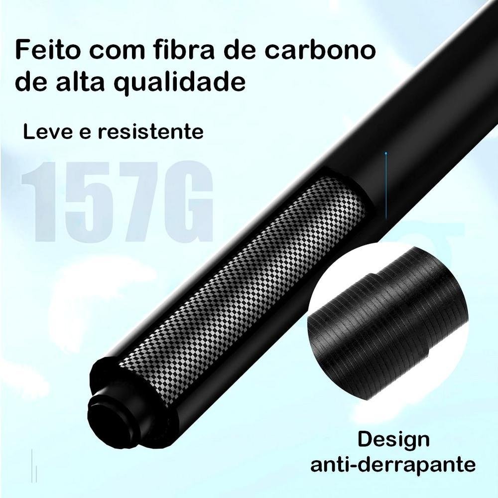 Bastão De Selfie Fibra De Carbono 2.9 Metros Para Câmeras De Ação Bastão De Selfie Fibra De Carbono 2.9 Metros Para Câmeras De Ação