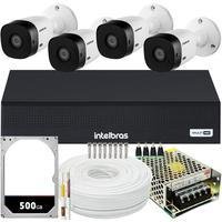 Kit 4 Cameras Seguranca Intelbras Vhl 1220 Full Hd 2mp 1080p