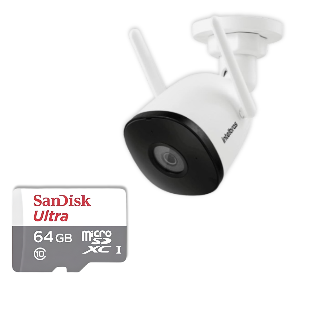 Câmera De Vídeo Intelbras Im5 S Full Hd Com Cartao 64gb