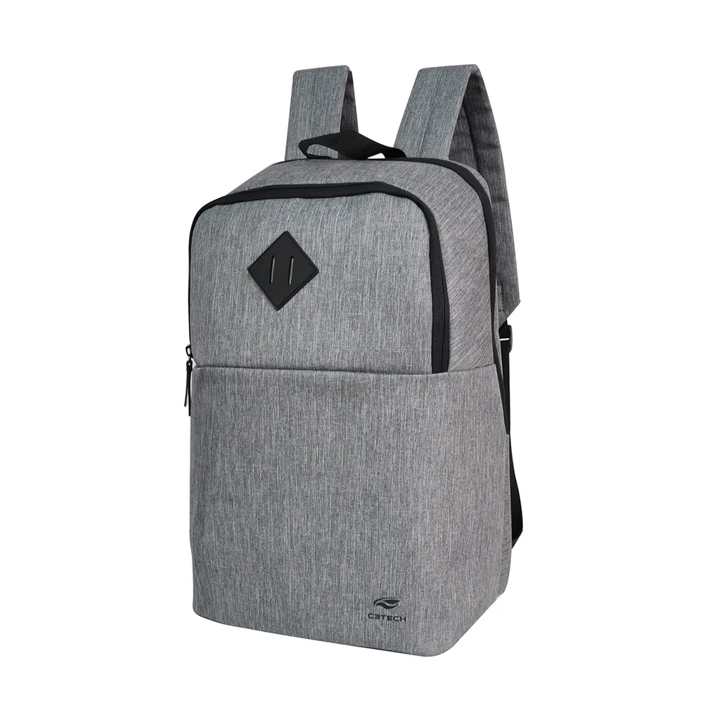 Imagem 2 de 4 do produto Mochila Para Notebook C3tech Mc-40gy Cinza
