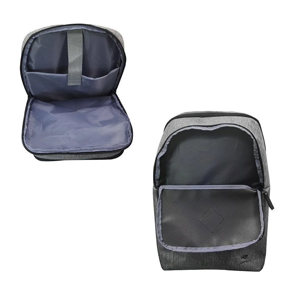 Imagem 4 de 4 do produto Mochila Para Notebook C3tech Mc-40gy Cinza