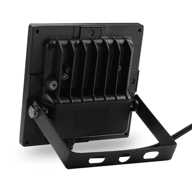 Refletor Blumenau De Led Slim 30w Preto Bivolt 3000k Luz Quente — foto 3