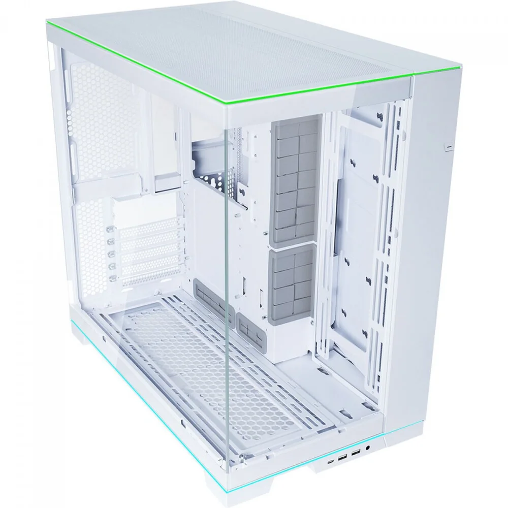 Imagem 5 de 5 do produto Gabinete Gamer Lian Li O11d Evo RGB, Mid Tower, E-ATX, Vidro Temperado, Sem Fonte, Sem Fan, Branco - O11deRGBw