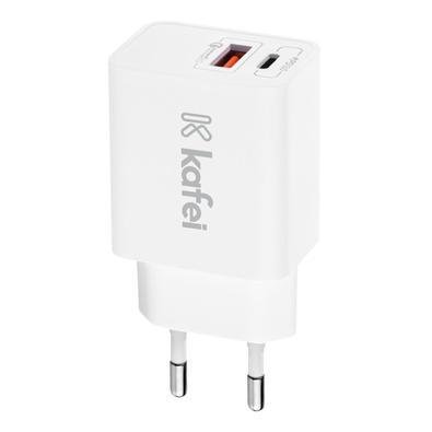 Carregador Tomada Kafei, 20w, USB -a, Branco - Kibwcp001