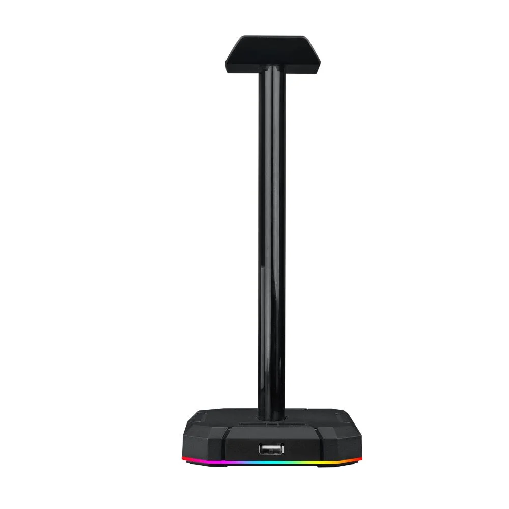 Imagem 2 de 5 do produto Suporte Para Headset Redragon, Scepter X, RGB, Preto - Ha312