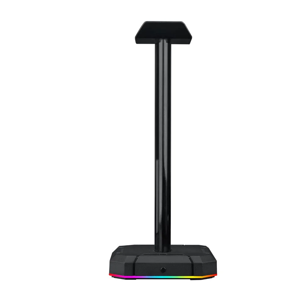Imagem 3 de 5 do produto Suporte Para Headset Redragon, Scepter X, RGB, Preto - Ha312