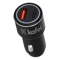 Carregador Veicular Kafei, 12v, 36w, USB-a, Preto - Kibwcv001