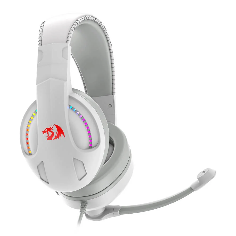 Imagem 5 de 5 do produto Headset Redragon Cronus, RGB, 40 Mm, USB E P3, Branco - H211w-RGB