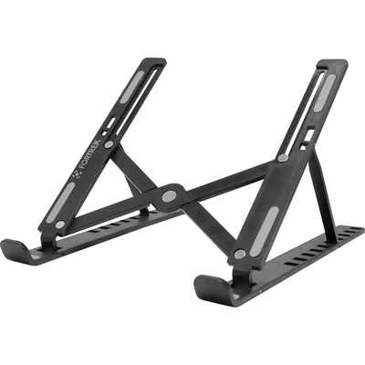 Suporte Portátil Para Notebook/laptop Fortrek Fk651s, Ergonômico, Dobrável, Preto - 80997