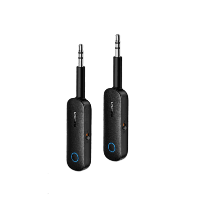 Adaptador Bluetooth Ugreen Transmissor Receptor Aux 5.0 Sem Fio 2 Unidades