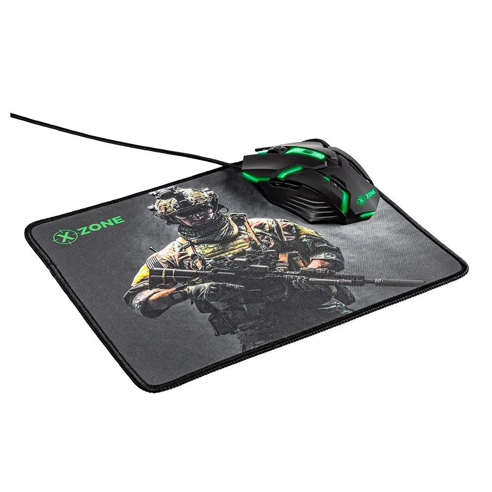 Imagem 4 de 5 do produto Kit Gamer Mouse Xzone Gtc-03 3600 Dpi Com Mousepad Emborrachado