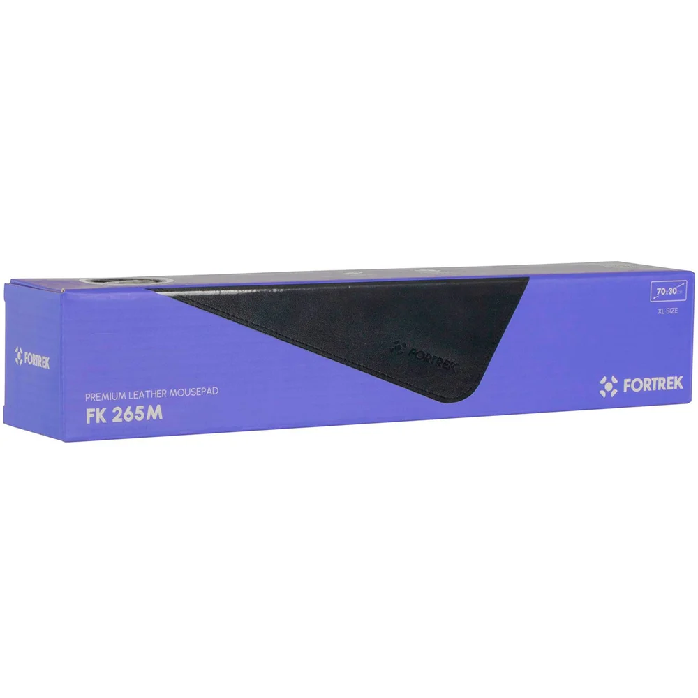 Imagem 5 de 5 do produto Mousepad Fortrek Fk265m - Grande 70 X 30 Cm - Couro Premium - Preto