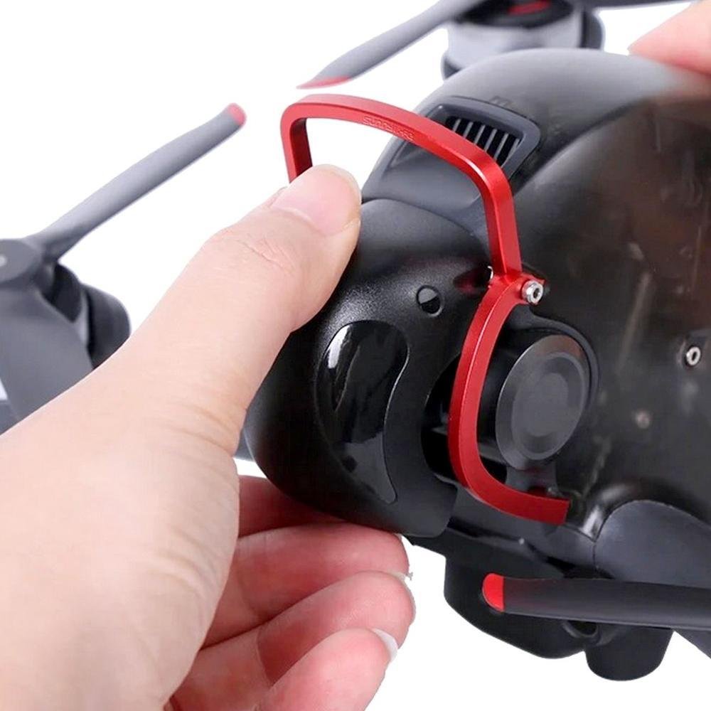 Protetor De Alumínio Para Gimbal De Drone Dji Fpv Cor:vermelho