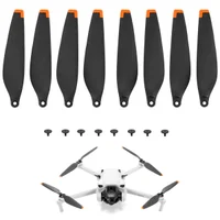 2 Pares Hélices De Reposição Para Drone Dji Mini 3 - Laranja.