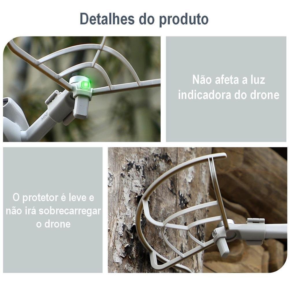 Imagem 2 de 5 do produto Protetores De Hélices Anti-colisão Para Drone Dji Mini 3