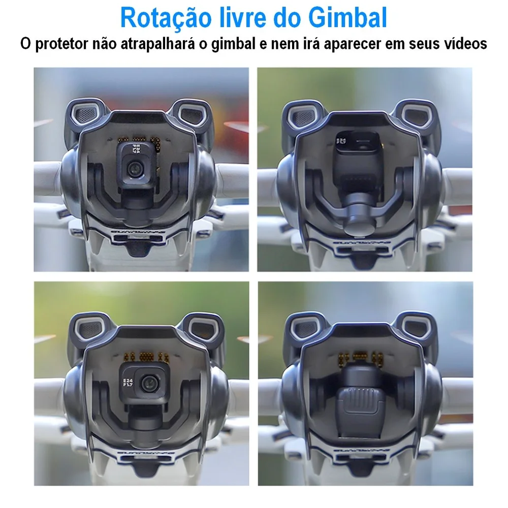 Protetor Capa Antirreflexo Para Drone Dji Mini 3 Cor:preto