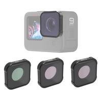 Kit Filtros Cpl+nd8/16 June Star Para Gopro 12/11/10 E 9 Black