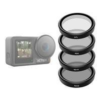 Kit Filtros Cpl E Nd8/16/32 Para Dji Osmo Action 3 - Telesin