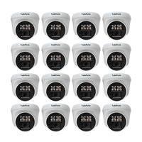 Kit 16 Câmeras De Segurança Dome Interna Full Hd 1080p Com Visão Noturna De 20 Metros E Lente 2.8mm Tudo Forte