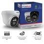 Kit 10 Câmeras De Segurança Dome Interna Full Hd 1080p Com Visão Noturna De 20 Metros E Lente 2.8mm Tudo Forte + Conectores