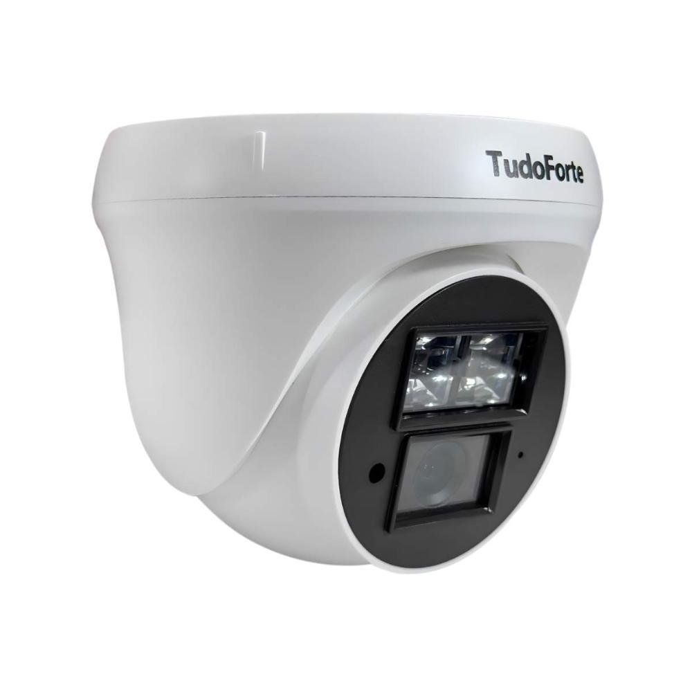 Kit 10 Câmeras De Segurança Dome Interna Full Hd 1080p Com Visão Noturna De 20 Metros E Lente 2.8mm Tudo Forte + Conectores