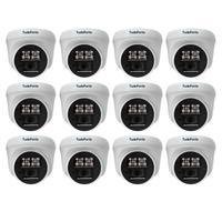 Kit 12 Câmeras De Segurança Dome Interna Full Hd 1080p Com Visão Noturna De 20 Metros E Lente 2.8mm Tudo Forte