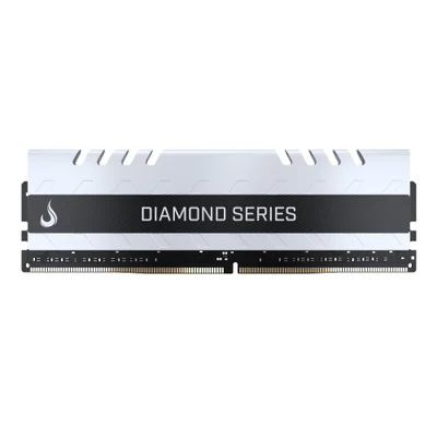 Memória RAM Rise Mode Diamond 16GB, 3200MHz, DDR4, CL19, Branco - RM-D4-16G-3200DW