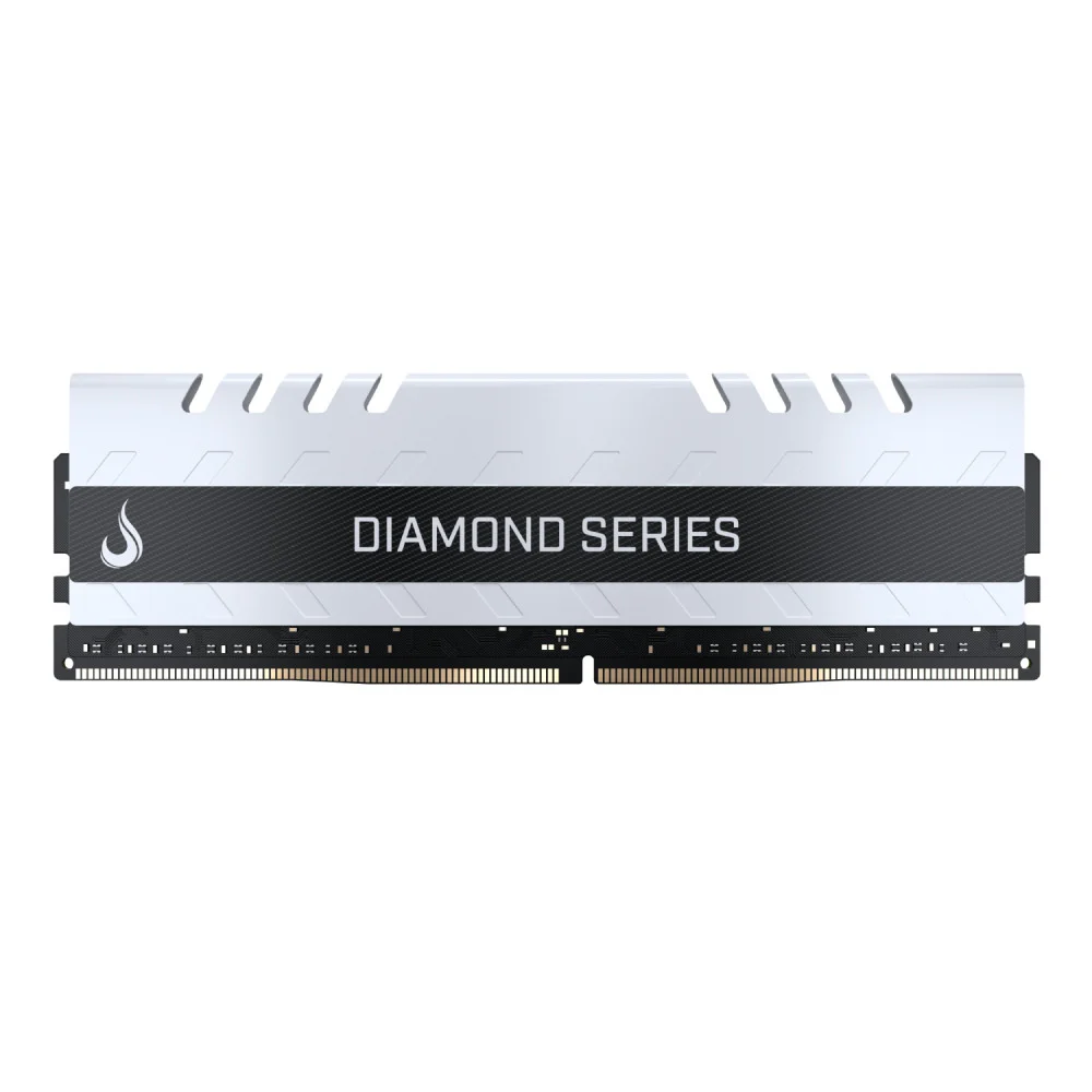 Memória RAM Rise Mode Diamond 16GB, 3200MHz, DDR4, CL19, Branco - RM-D4-16G-3200DW