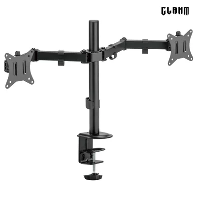 Suporte Para Dois Monitores Cs12 17"~32" - Vesa 75x75/100x100 - Clanm