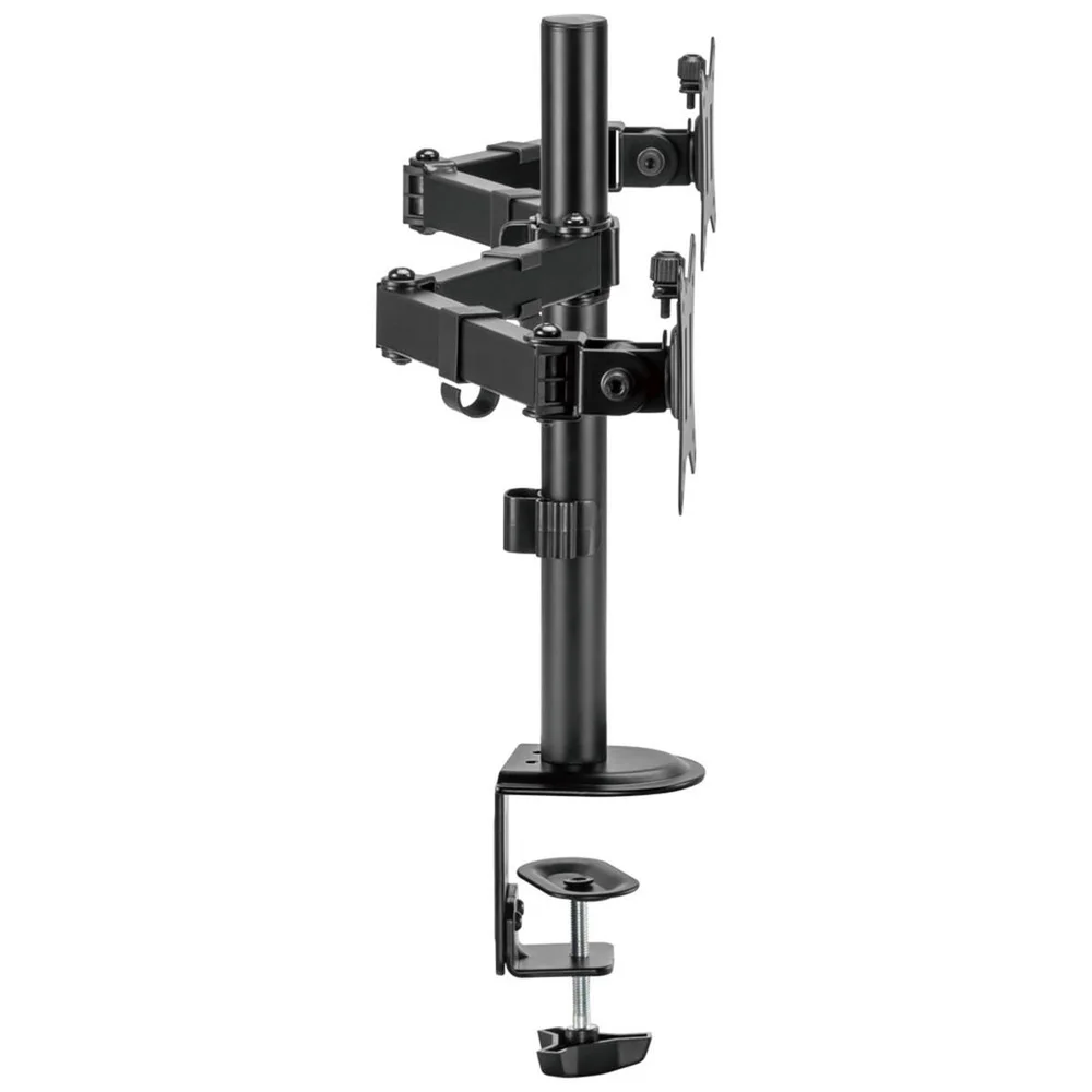 Imagem 2 de 5 do produto Suporte Para Dois Monitores Cs12 17"~32" - Vesa 75x75/100x100 - Clanm