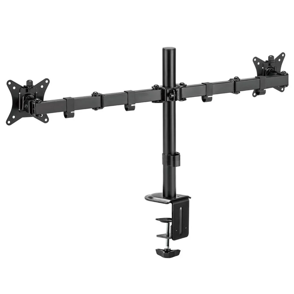 Imagem 3 de 5 do produto Suporte Para Dois Monitores Cs12 17"~32" - Vesa 75x75/100x100 - Clanm