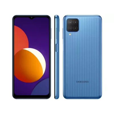Usado - Smartphone Samsung Galaxy M12, 4GB RAM, 64GB, Azul - Muito Bom