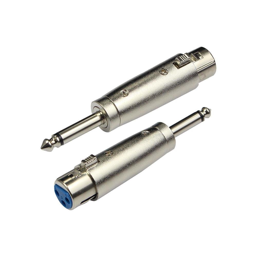 Imagem 2 de 2 do produto Conector Plug Adaptador Xlr Cannon Fêmea Para P10 Macho Mono