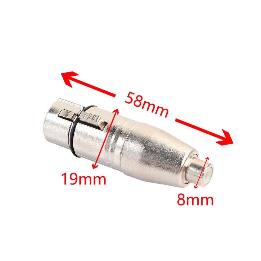 Imagem 5 de 5 do produto Plug Adaptador Rexlis Xlr Fêmea P/ Rca Fêmea - Ac2819