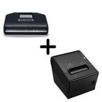 Kit Sat Epson T-a10 C/ Fonte E Impressora Elgin I9 Full (ethernet, Usb E Serial) Com Guilhotina