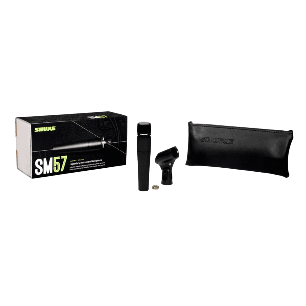 Microfone Profissional Dinâmico Shure Sm57 KaBuM