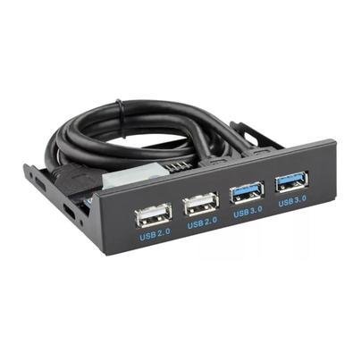 Adaptador Usb 4 Portas Usb 3.0 E 2.0 Baia De 3.5