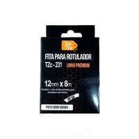 Cartucho Tze231 12mm 8 Metros Branca Para Rotulador Compativel