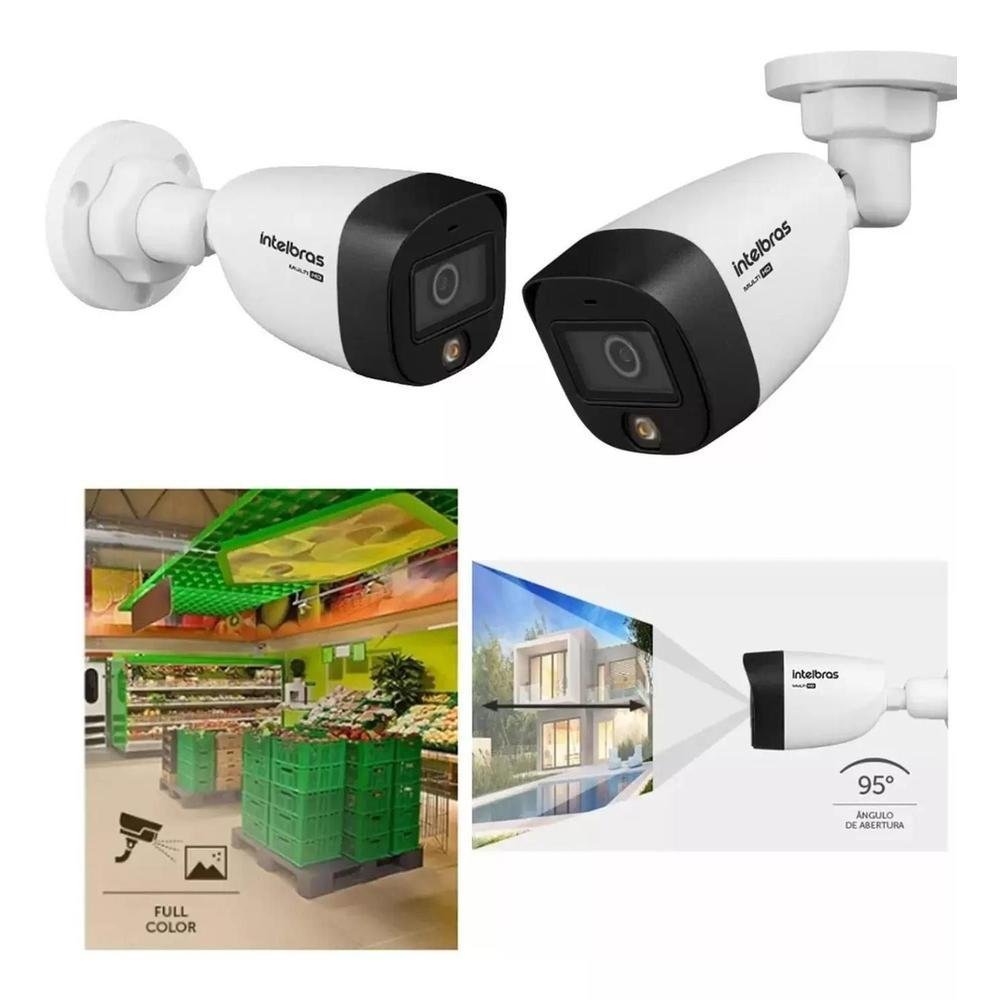 Kit Intelbras 12 Cameras Full Color Vhd 1120b,dvr 16 Mhdx 1016 C/ Hd 2TB Kit Intelbras 12 Cameras Full Color Vhd 1120b,dvr 16 Mhdx 1016 C/ Hd 2TB