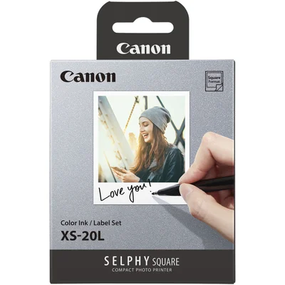 Kit de Impressão XS-20L para Impressora Canon Selphy Square QX10; QX20