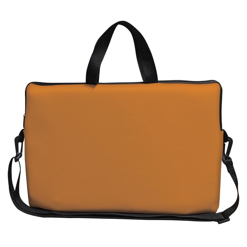 Case Capa Maleta Premium Para Notebook Laptop De 17 E 17,3 Com Alça De Mão Alça De Ombro E Zíper Lateral - Laranja Case Capa Maleta Premium Para Notebook Laptop De 17 E 17,3 Com Alça De Mão Alça De Ombro E Zíper Lateral - Laranja