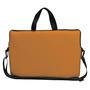 Case Capa Maleta Premium Para Notebook Laptop De 17 E 17,3 Com Alça De Mão Alça De Ombro E Zíper Lateral - Laranja