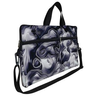 Case Capa Maleta Premium Para Notebook Laptop De 17 E 17,3 Com Alça De Mão Alça De Ombro E Zíper Lateral - Fume