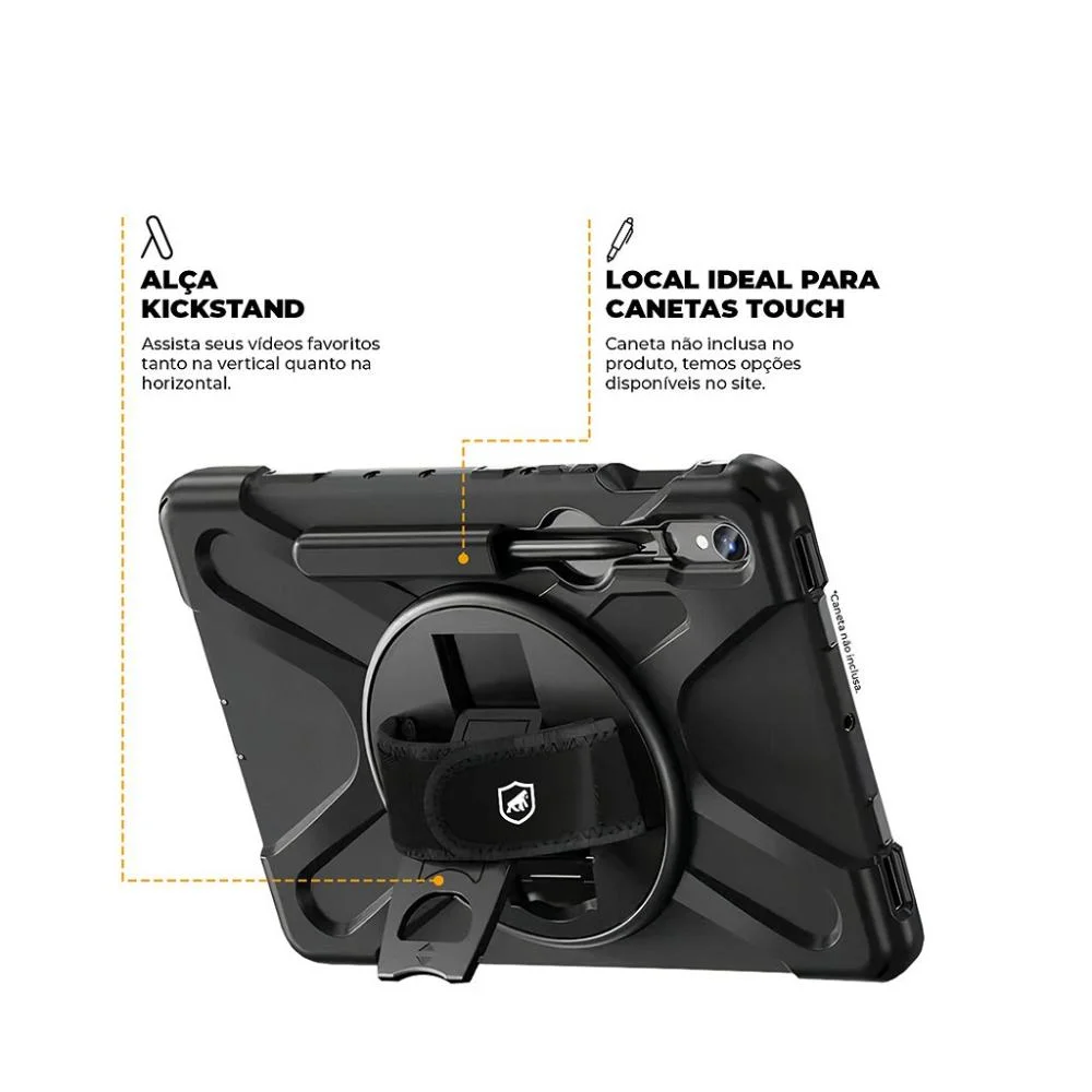 Imagem 4 de 4 do produto Capa Para Samsung Galaxy Tab S9 Fe - Phantom - Gshield